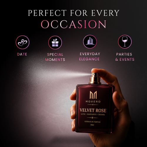 Moxero Velvet Rose perfume for daily wear and special occasions