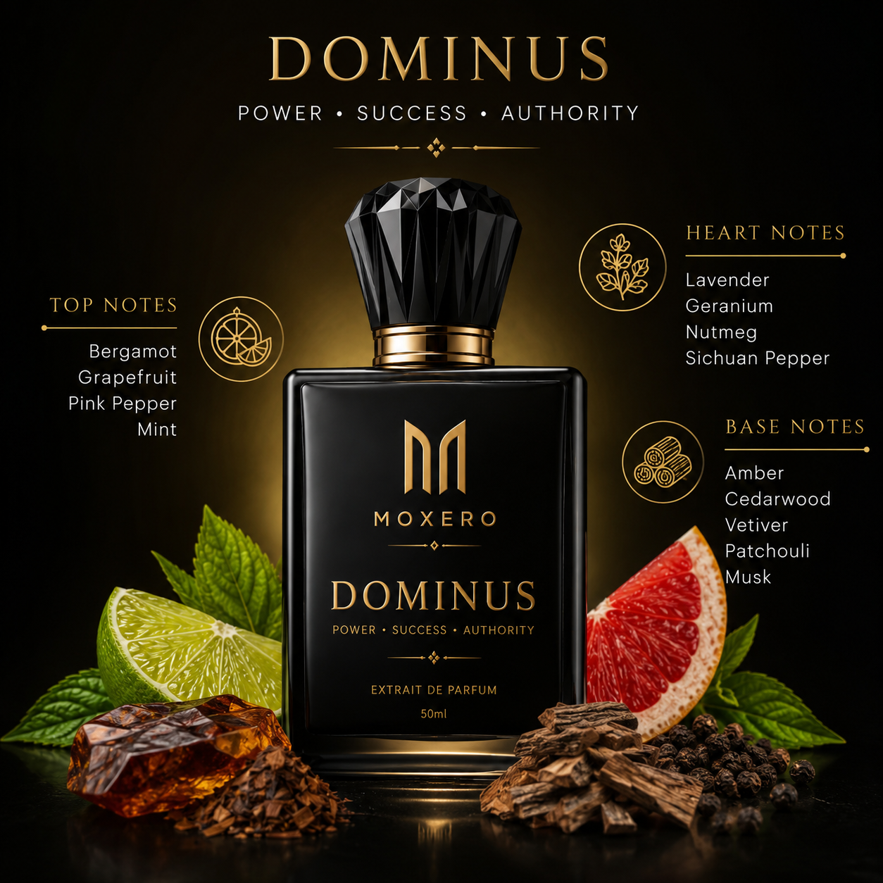 Dominus by Moxero – premium long-lasting luxury perfume for men, India