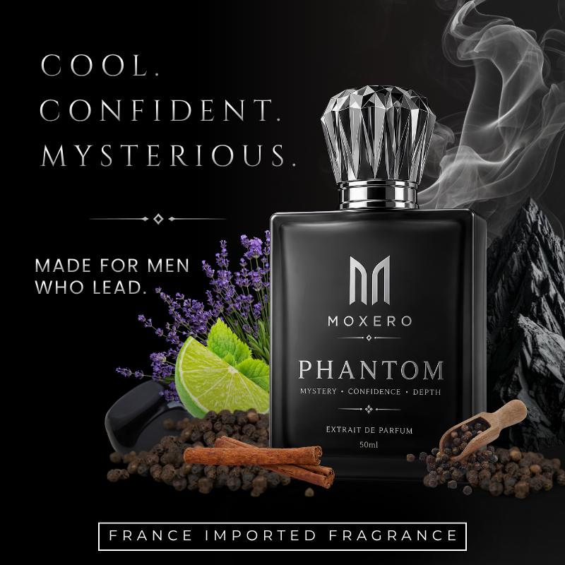 Phantom by Moxero – mysterious woody fragrance for confident men