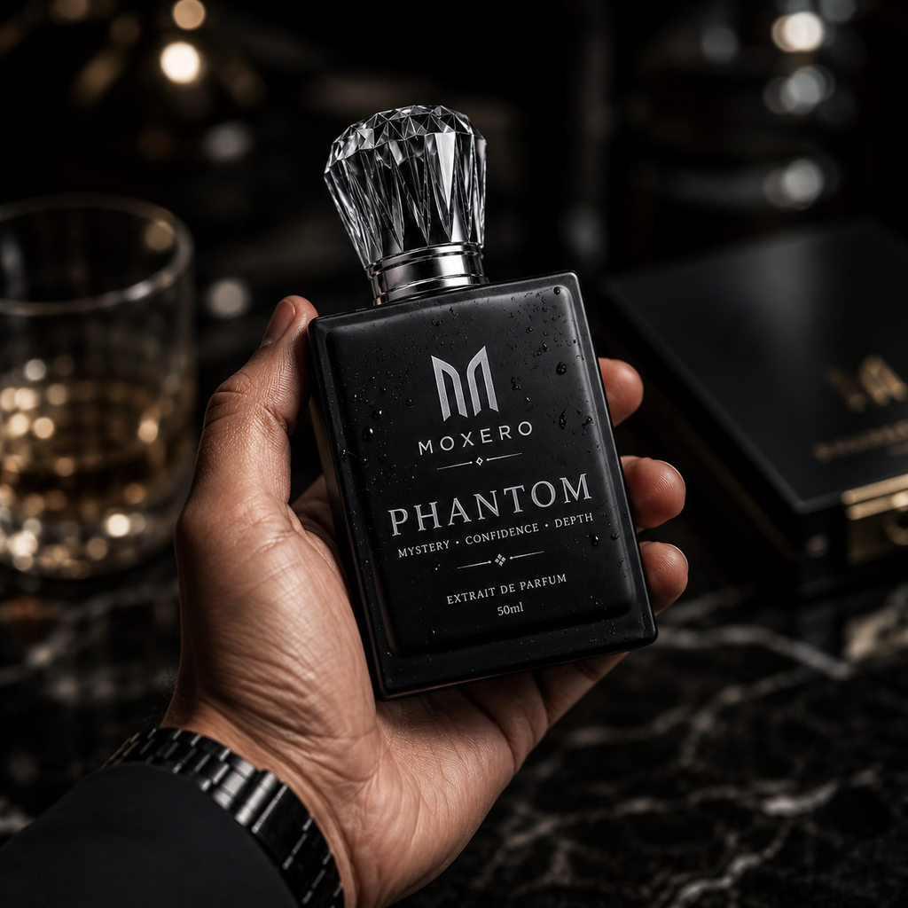 Phantom by Moxero luxury perfume bottle for men, India